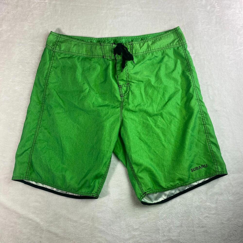 Burnside Mens Board Shorts Swim‎ Trunks Size 40 Subaru Rear Pocket
